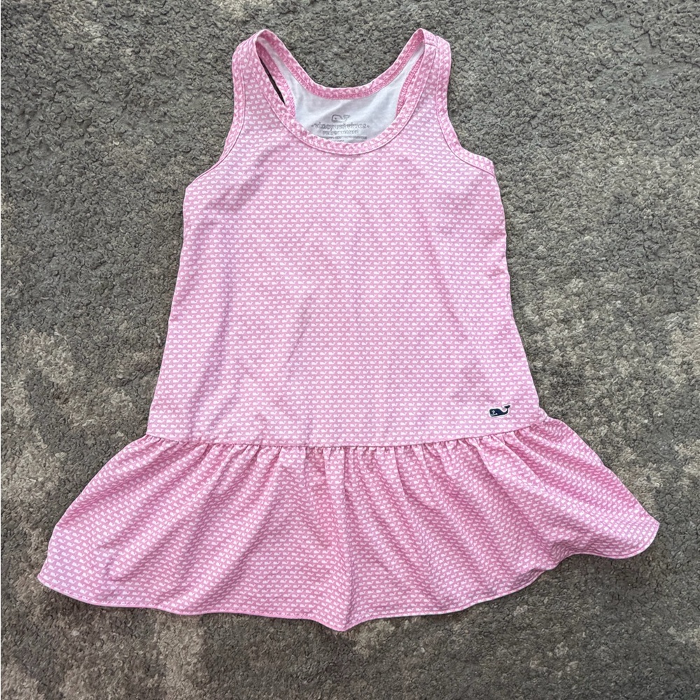 Vineyard Vines Pink Whale Print Cover up Dress